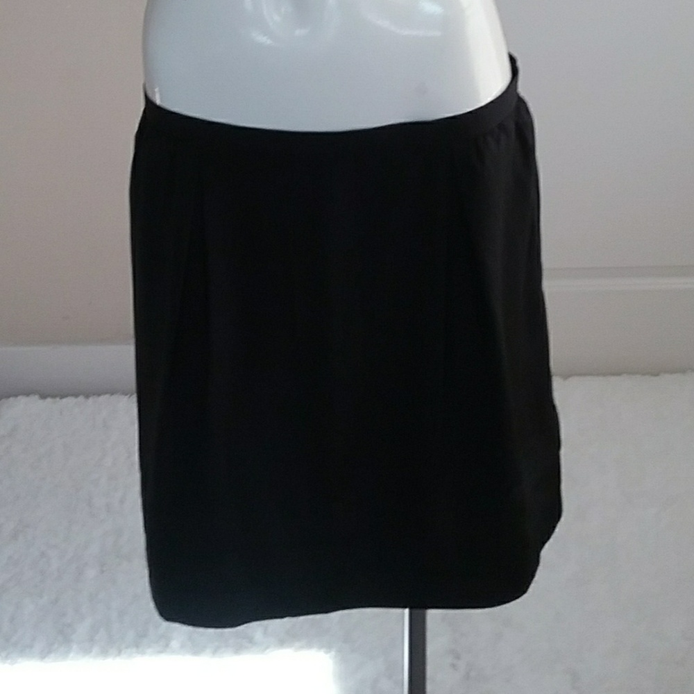 Banana Republic Black Tiered Ruffle Hem Skirt